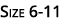 Size 6-11