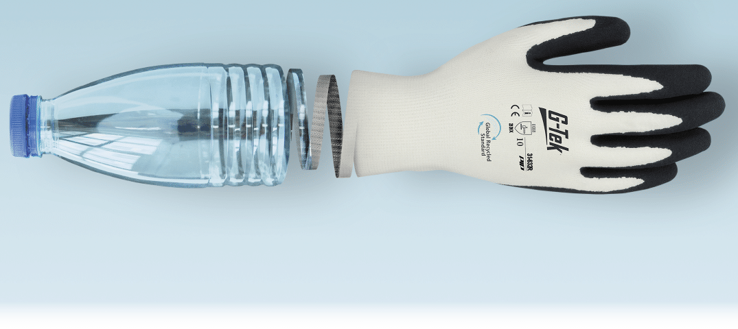 water plastic bottle isolated on black background with clipping path