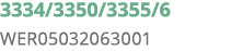 3334 3350 3355 6 WER05032063001