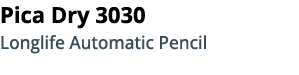 Pica Dry 3030 Longlife Automatic Pencil 