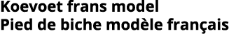 Koevoet frans model Pied de biche mod le fran ais